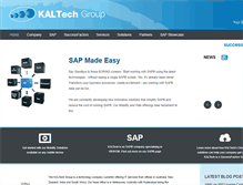 Tablet Screenshot of kaltechgroup.com